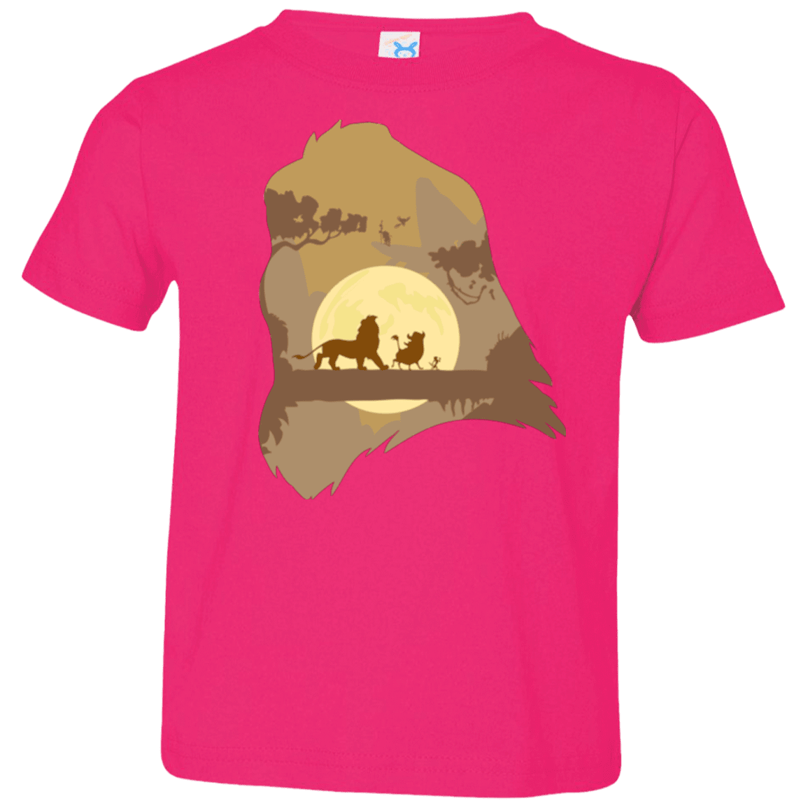 T-Shirts Hot Pink / 2T Lion Portrait Toddler Premium T-Shirt