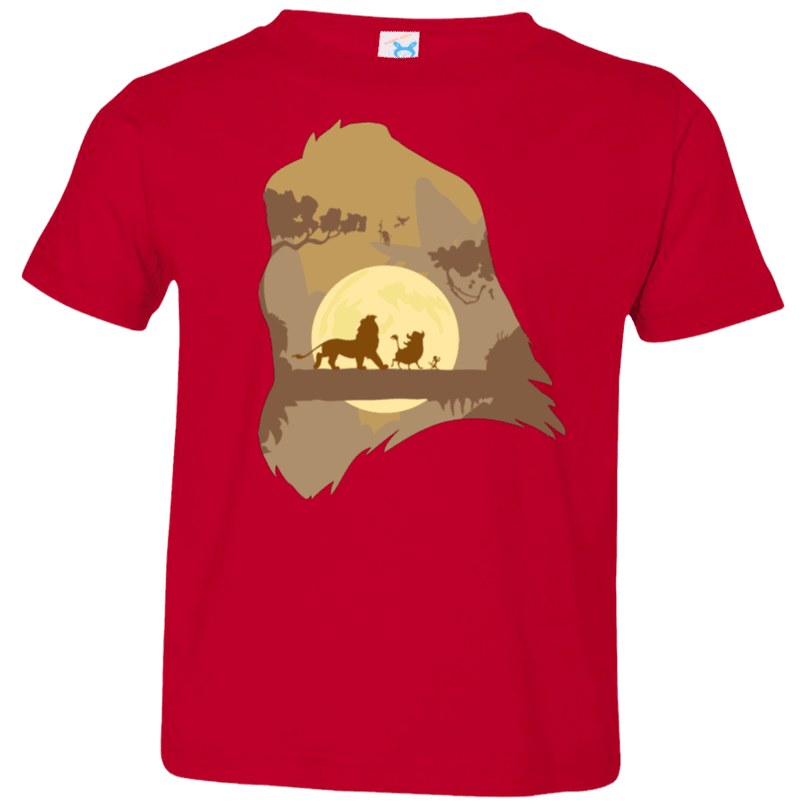 T-Shirts Red / 2T Lion Portrait Toddler Premium T-Shirt