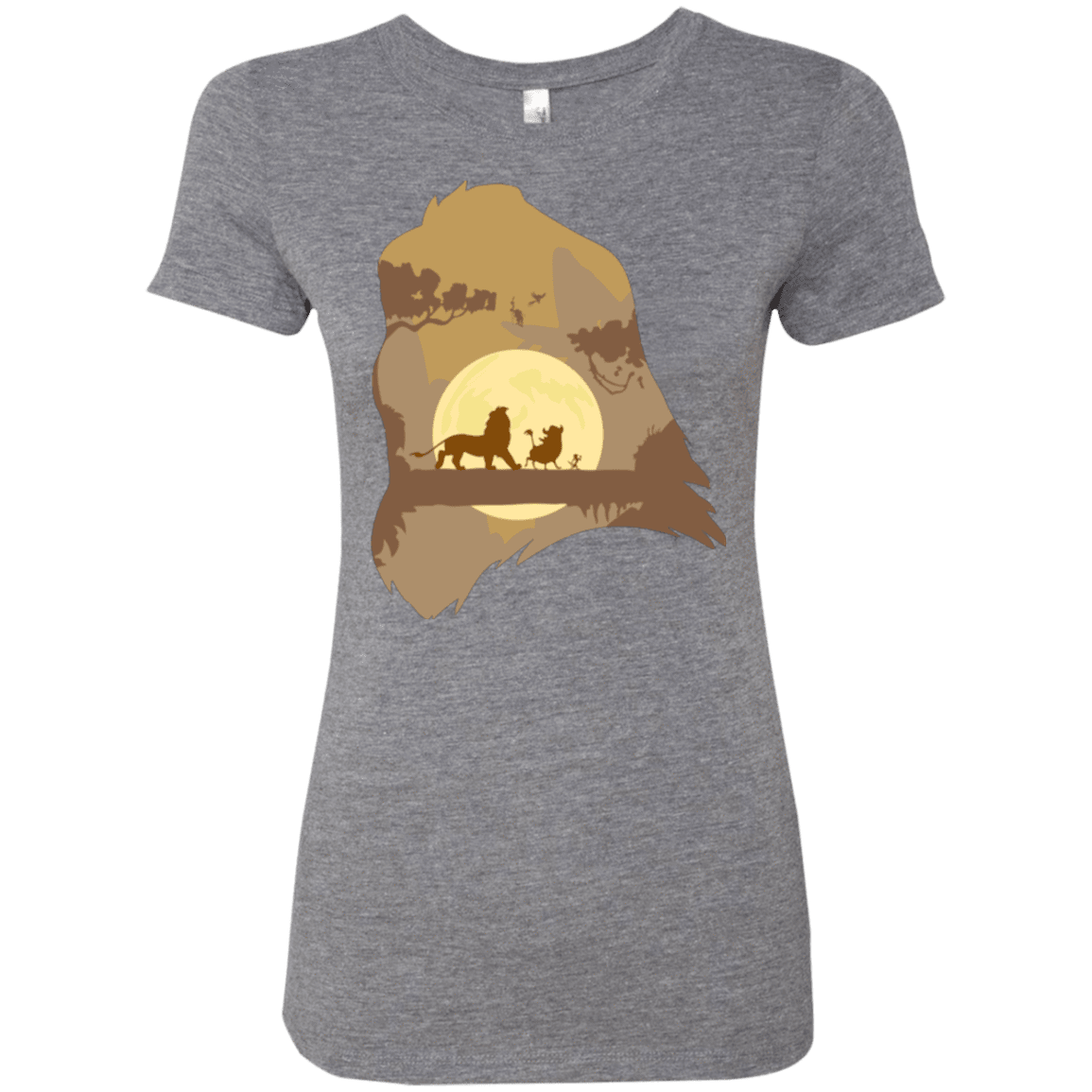 T-Shirts Premium Heather / Small Lion Portrait Women's Triblend T-Shirt