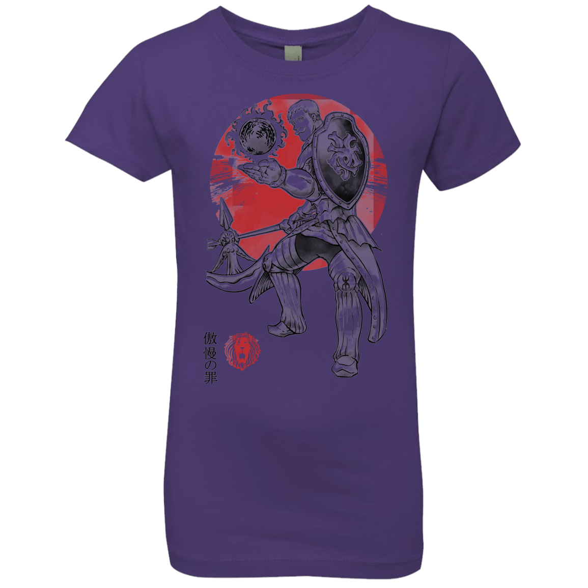 T-Shirts Purple Rush / YXS Lion Pride Girls Premium T-Shirt