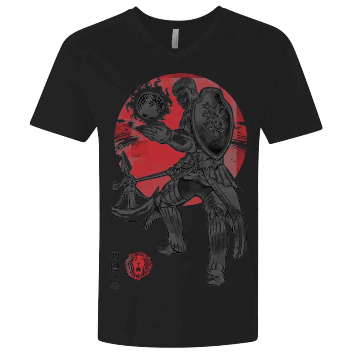 T-Shirts Black / X-Small Lion Pride Men's Premium V-Neck