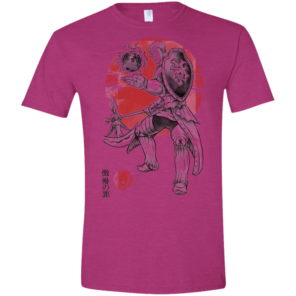 T-Shirts Antique Heliconia / S Lion Pride Men's Semi-Fitted Softstyle