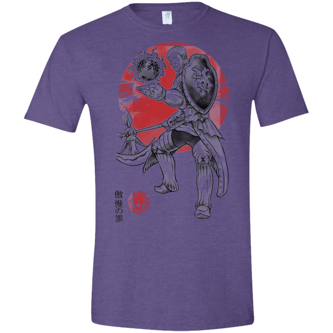 T-Shirts Heather Purple / S Lion Pride Men's Semi-Fitted Softstyle