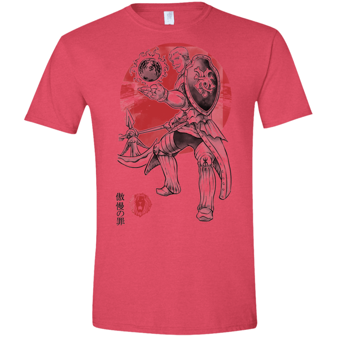 T-Shirts Heather Red / S Lion Pride Men's Semi-Fitted Softstyle