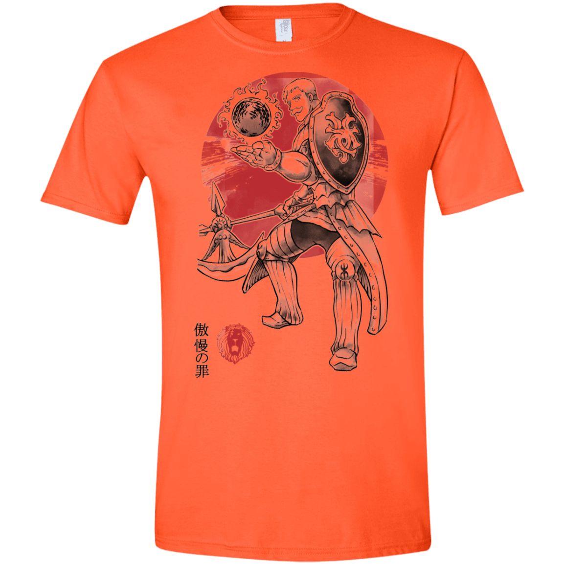 T-Shirts Orange / S Lion Pride Men's Semi-Fitted Softstyle