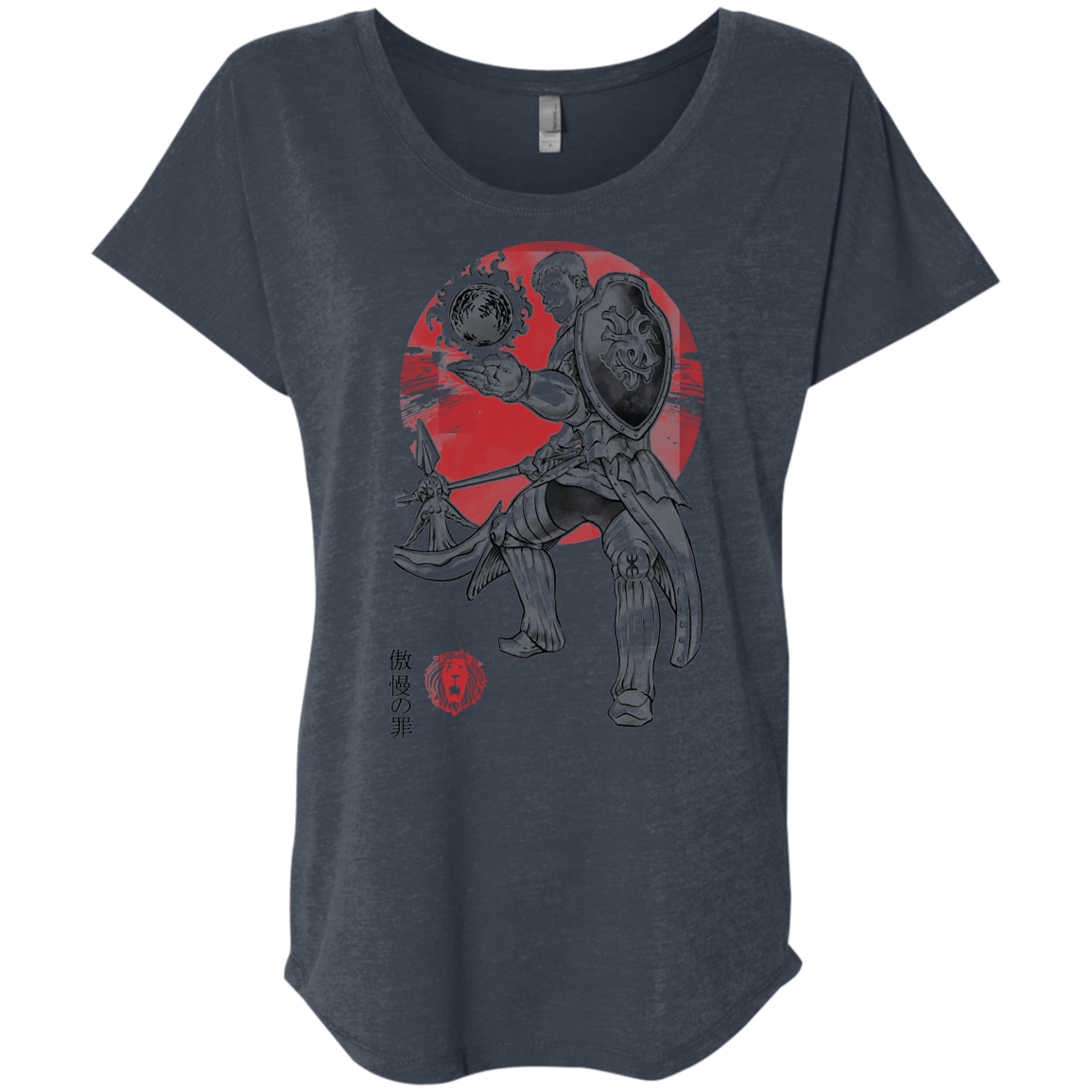 T-Shirts Vintage Navy / X-Small Lion Pride Triblend Dolman Sleeve