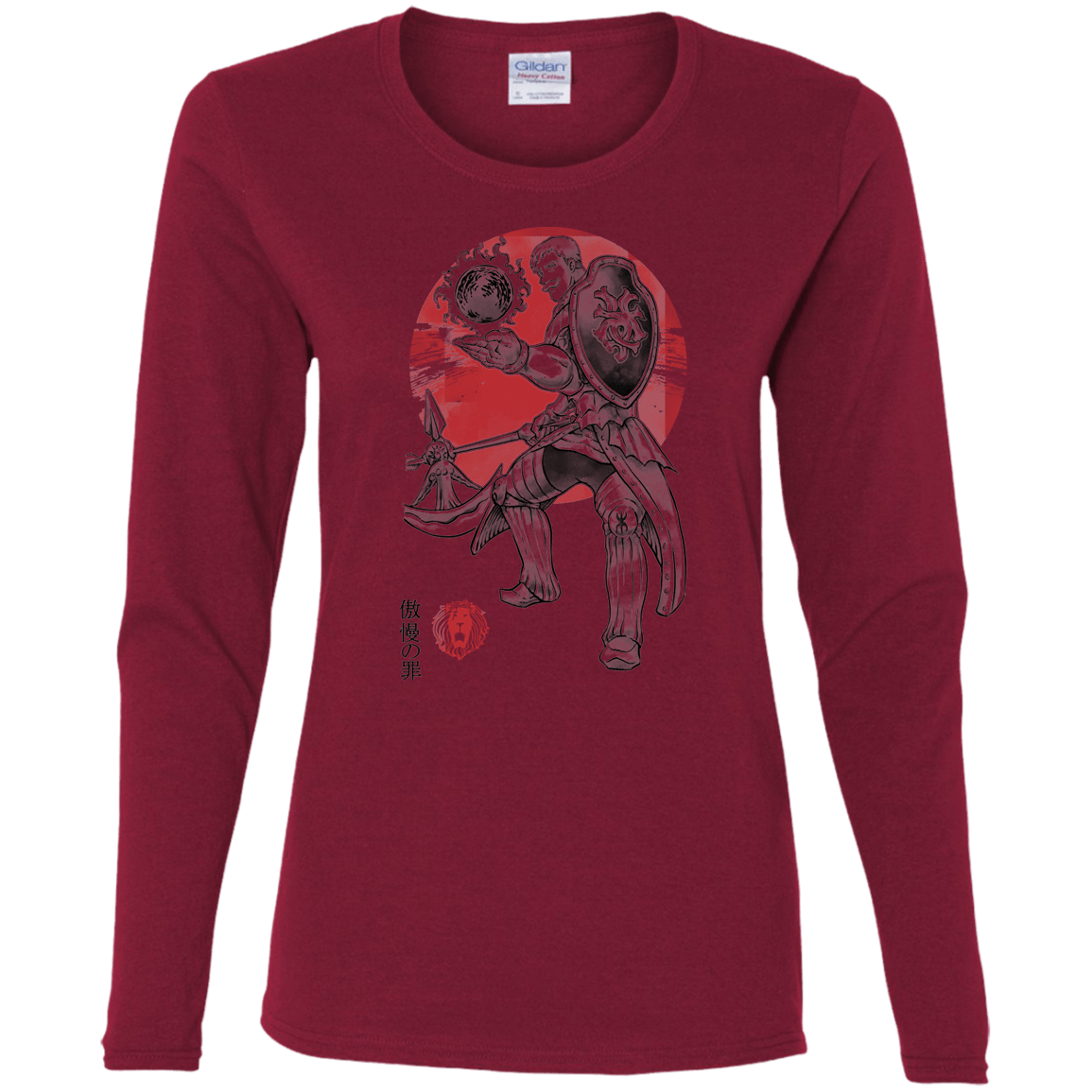T-Shirts Cardinal / S Lion Pride Women's Long Sleeve T-Shirt