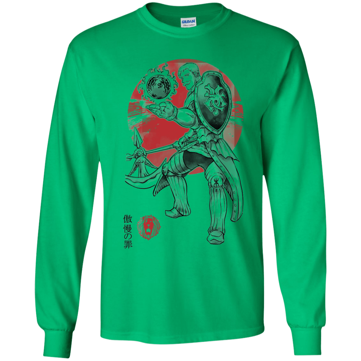 T-Shirts Irish Green / YS Lion Pride Youth Long Sleeve T-Shirt