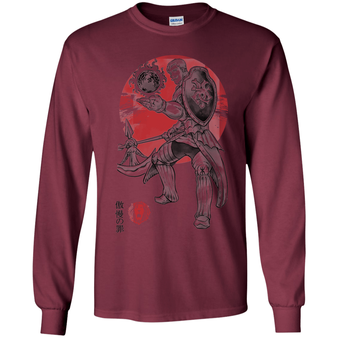 T-Shirts Maroon / YS Lion Pride Youth Long Sleeve T-Shirt