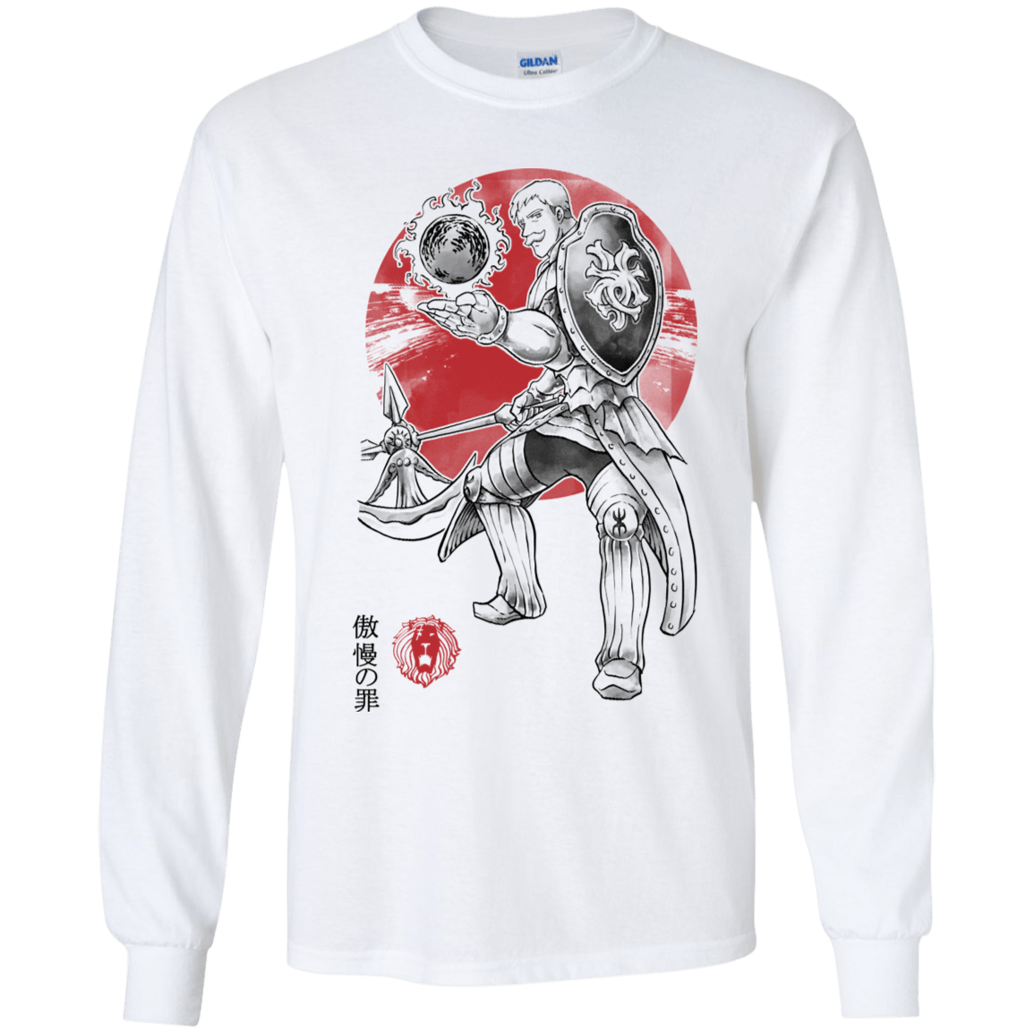 T-Shirts White / YS Lion Pride Youth Long Sleeve T-Shirt
