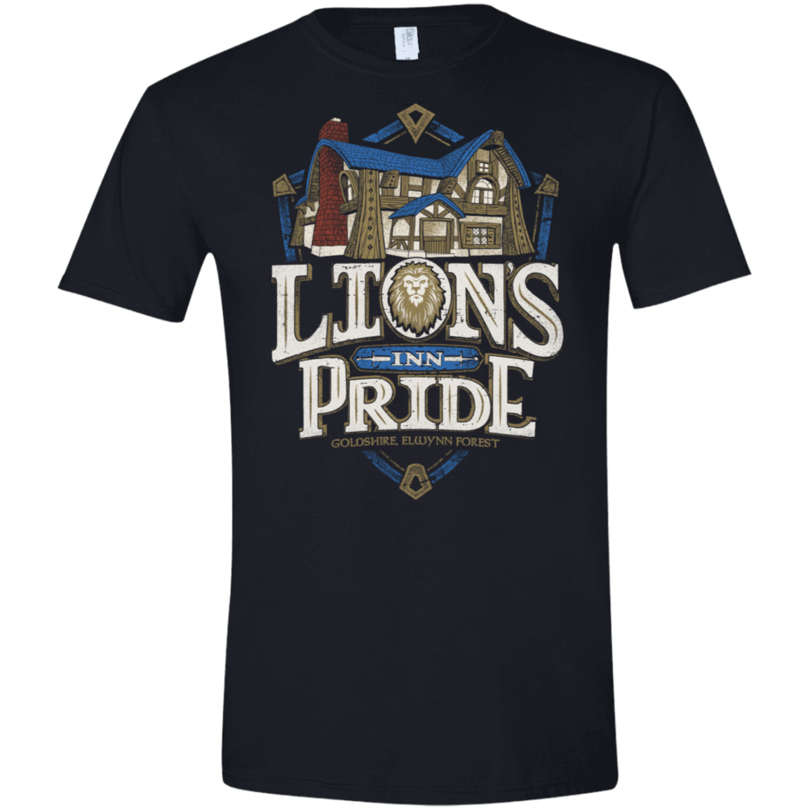 T-Shirts Black / X-Small Lion's Pride Inn Men's Semi-Fitted Softstyle