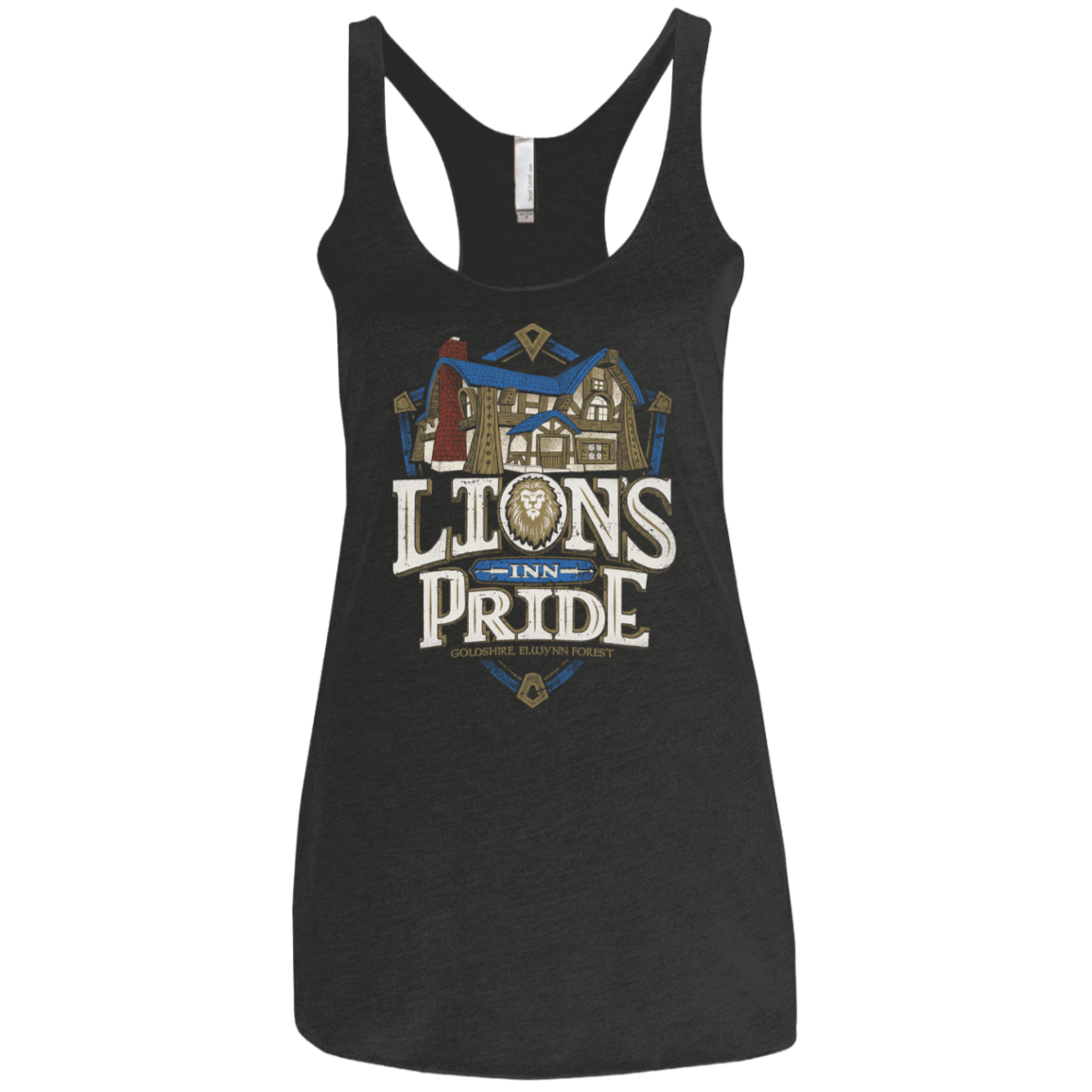 T-Shirts Vintage Black / X-Small Lion's Pride Inn Women's Triblend Racerback Tank