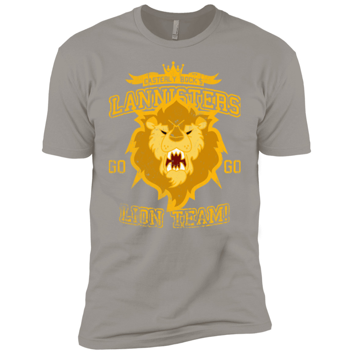 T-Shirts Light Grey / YXS Lion Team Boys Premium T-Shirt