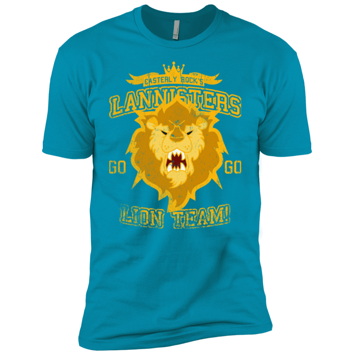 T-Shirts Turquoise / YXS Lion Team Boys Premium T-Shirt