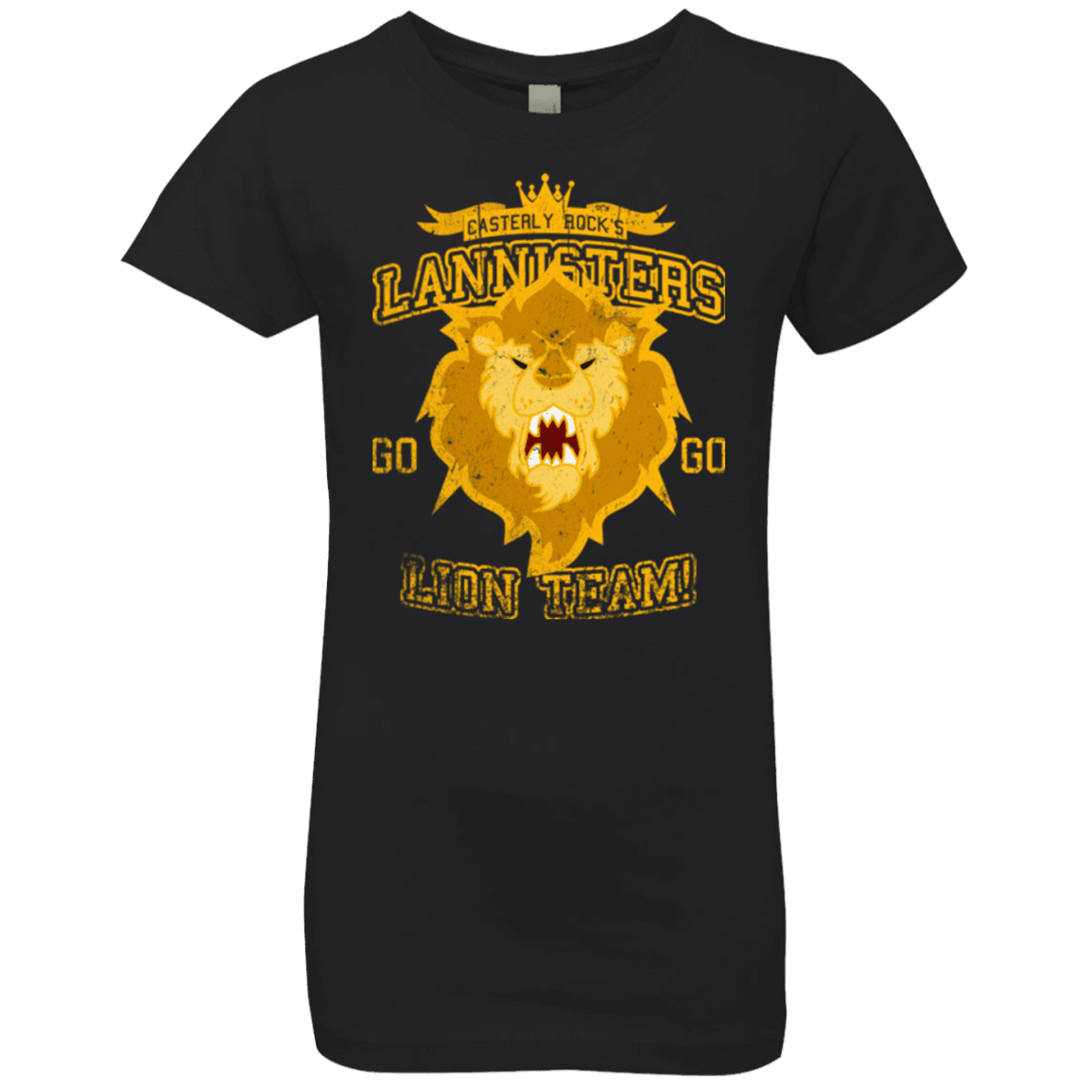 T-Shirts Black / YXS Lion Team Girls Premium T-Shirt