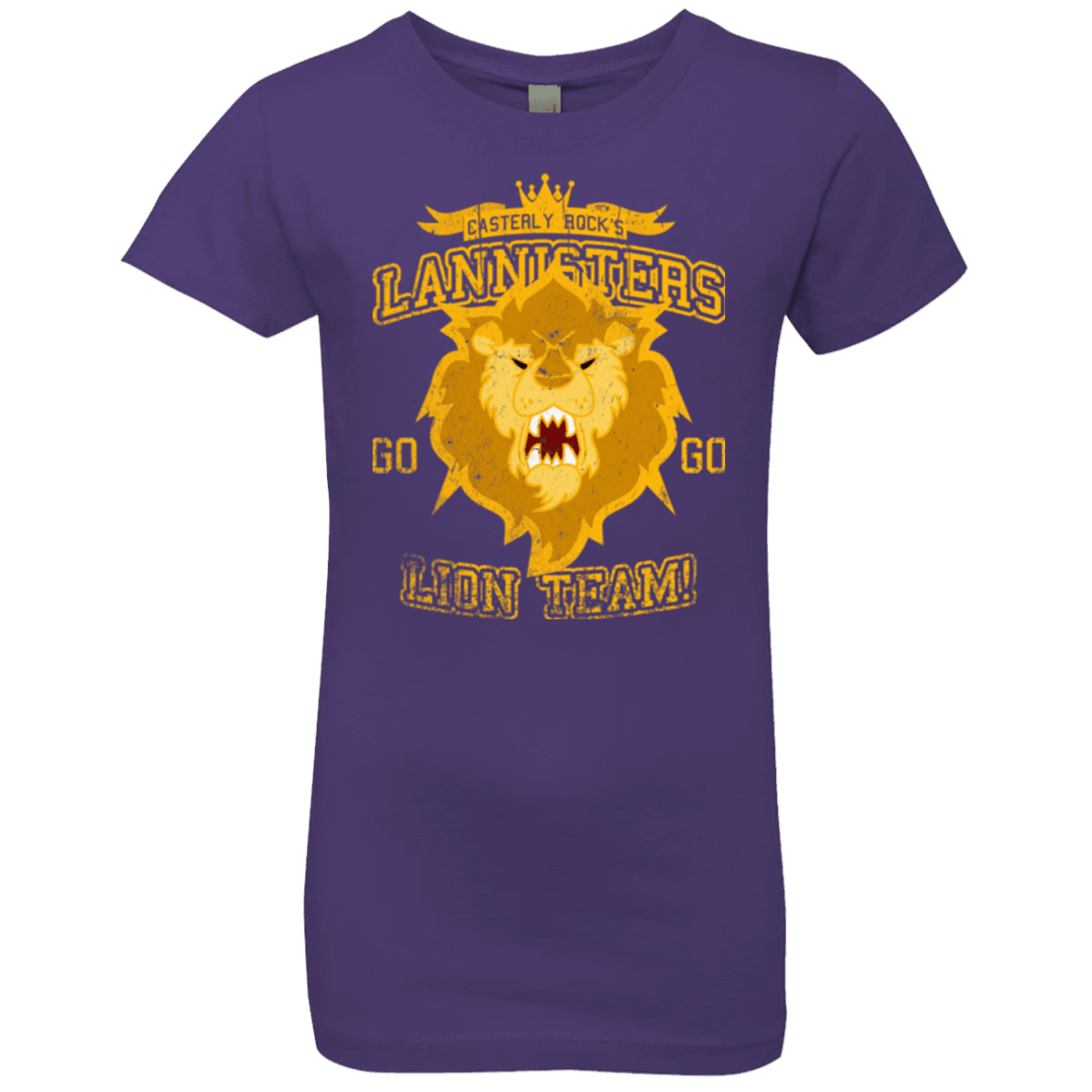 T-Shirts Purple Rush / YXS Lion Team Girls Premium T-Shirt