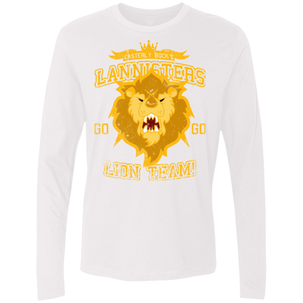 T-Shirts White / Small Lion Team Men's Premium Long Sleeve