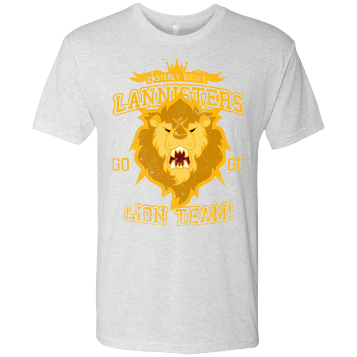 T-Shirts Heather White / Small Lion Team Men's Triblend T-Shirt