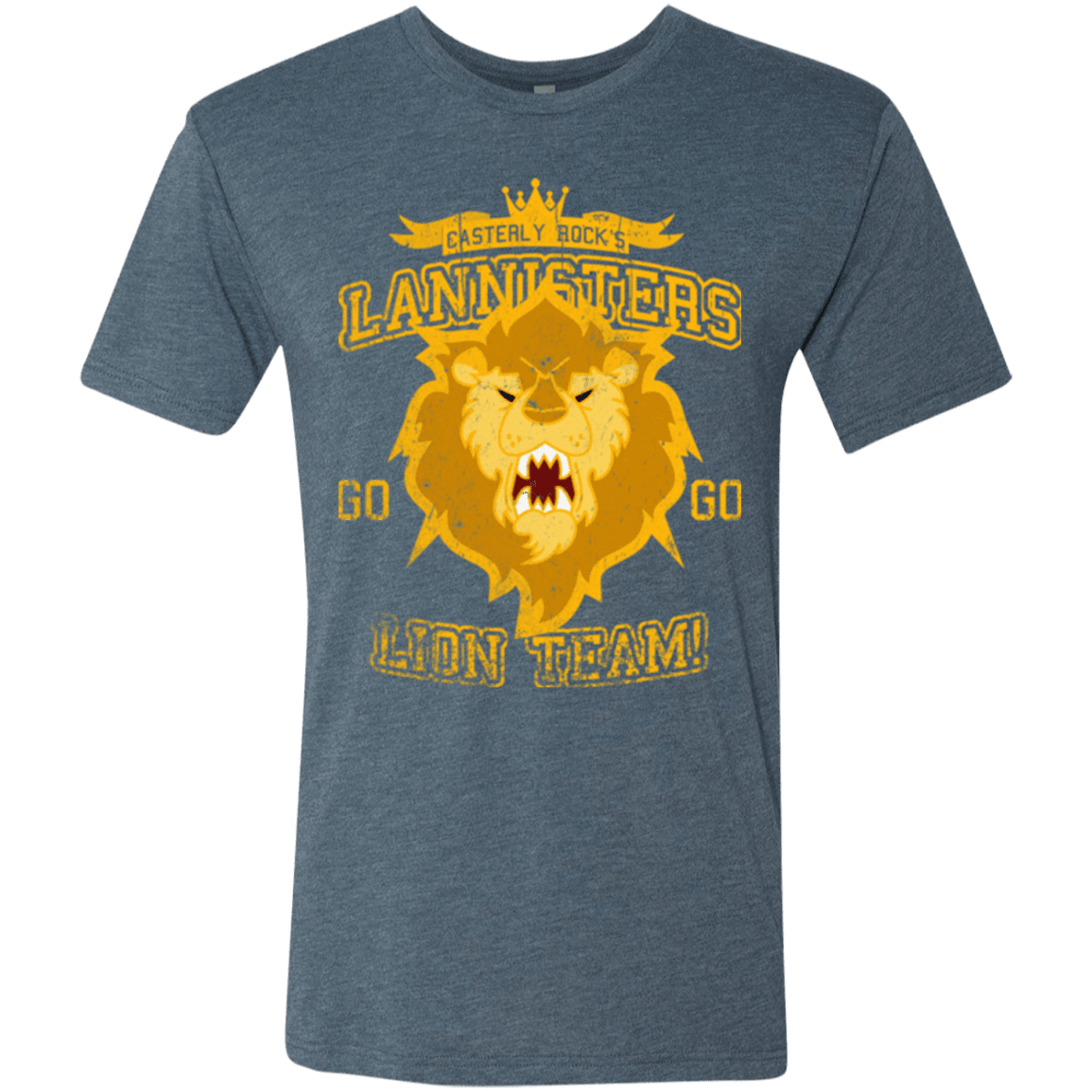 T-Shirts Indigo / Small Lion Team Men's Triblend T-Shirt