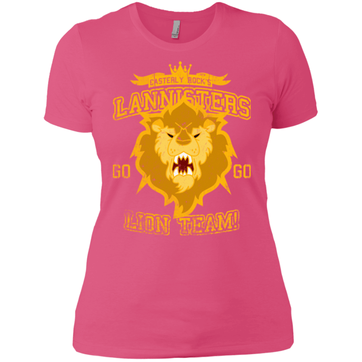 T-Shirts Hot Pink / X-Small Lion Team Women's Premium T-Shirt