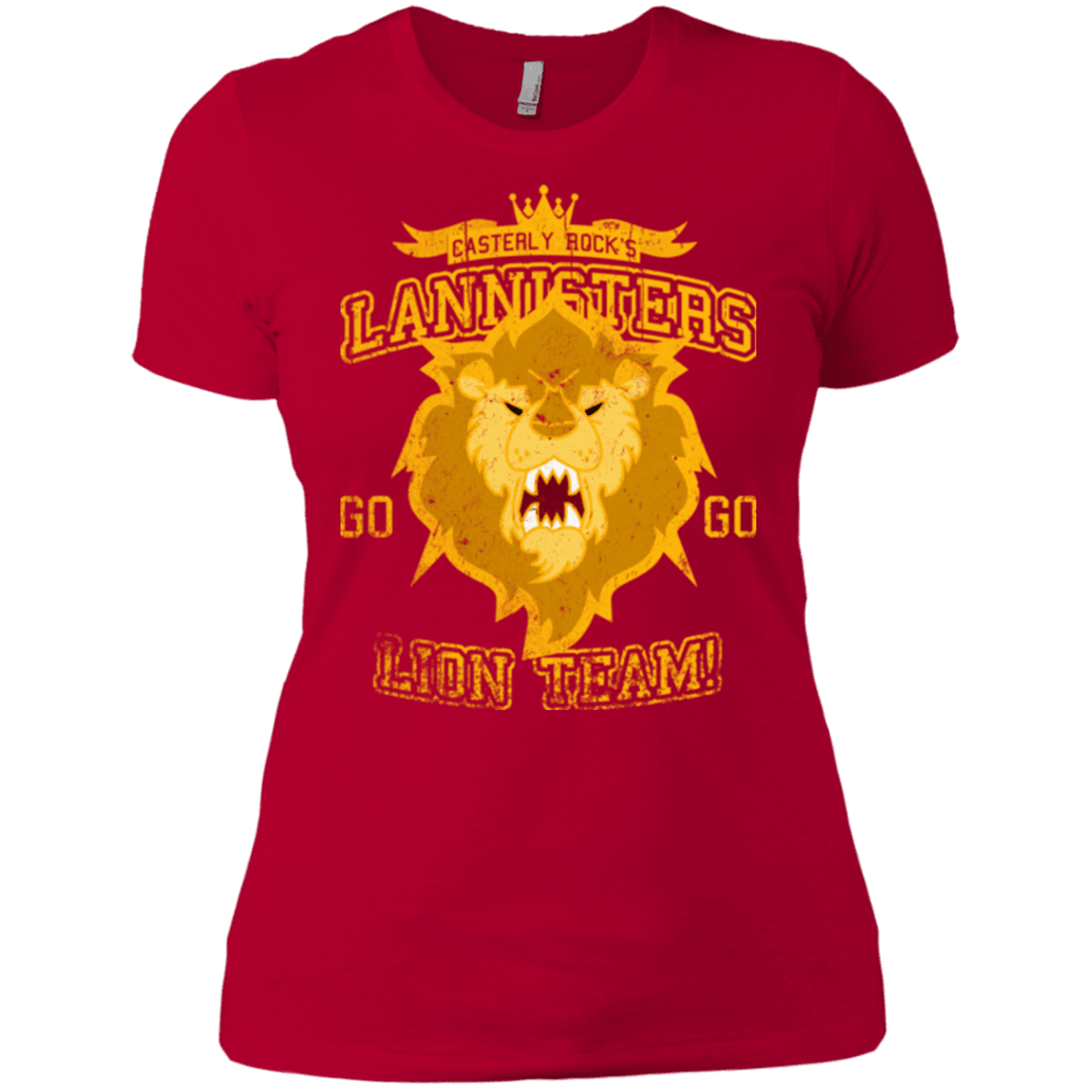 T-Shirts Red / X-Small Lion Team Women's Premium T-Shirt