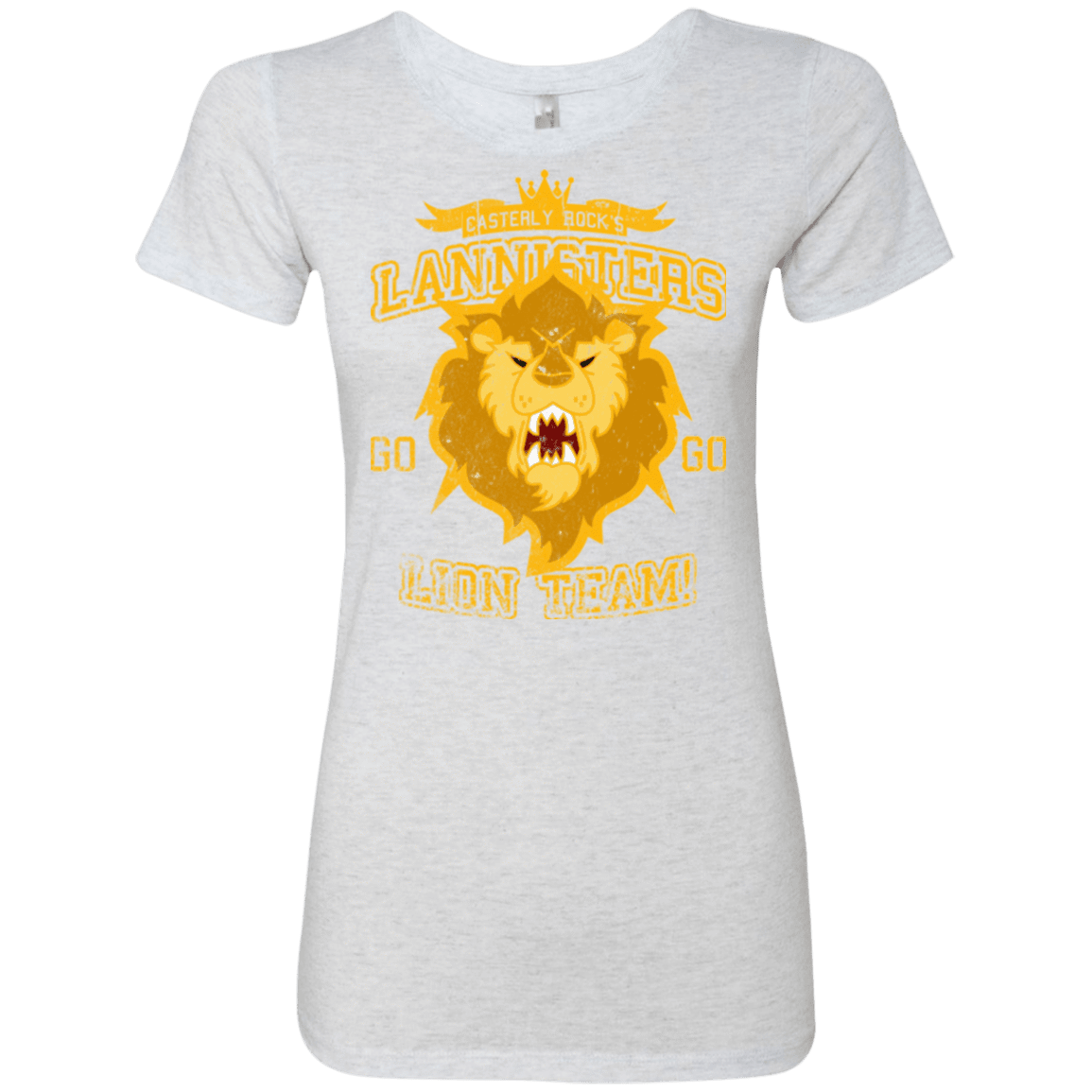 T-Shirts Heather White / Small Lion Team Women's Triblend T-Shirt