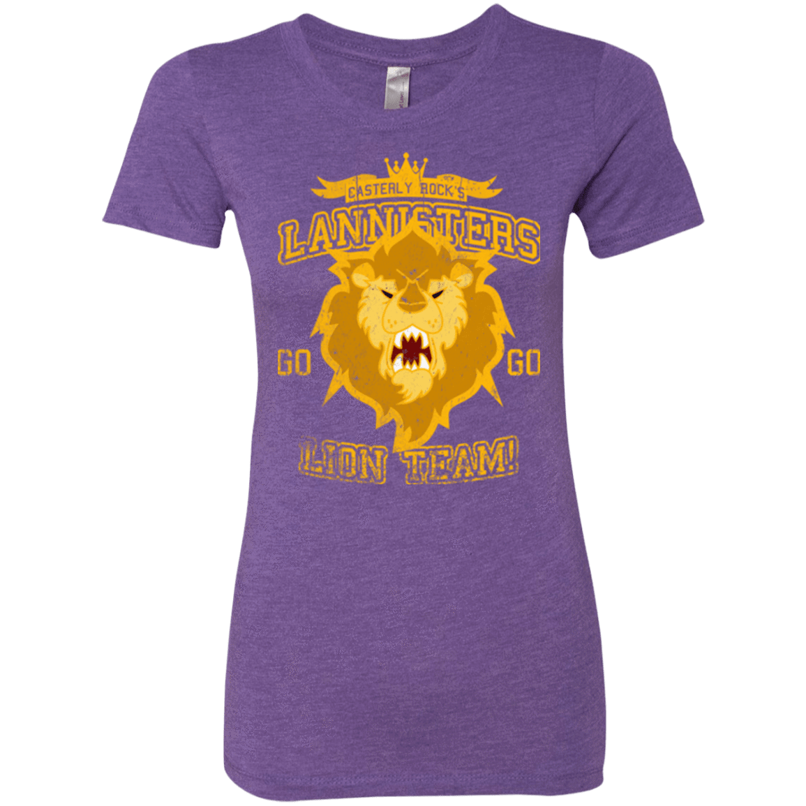 T-Shirts Purple Rush / Small Lion Team Women's Triblend T-Shirt