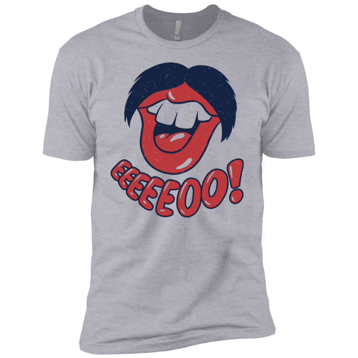 T-Shirts Heather Grey / YXS Lips EO Boys Premium T-Shirt