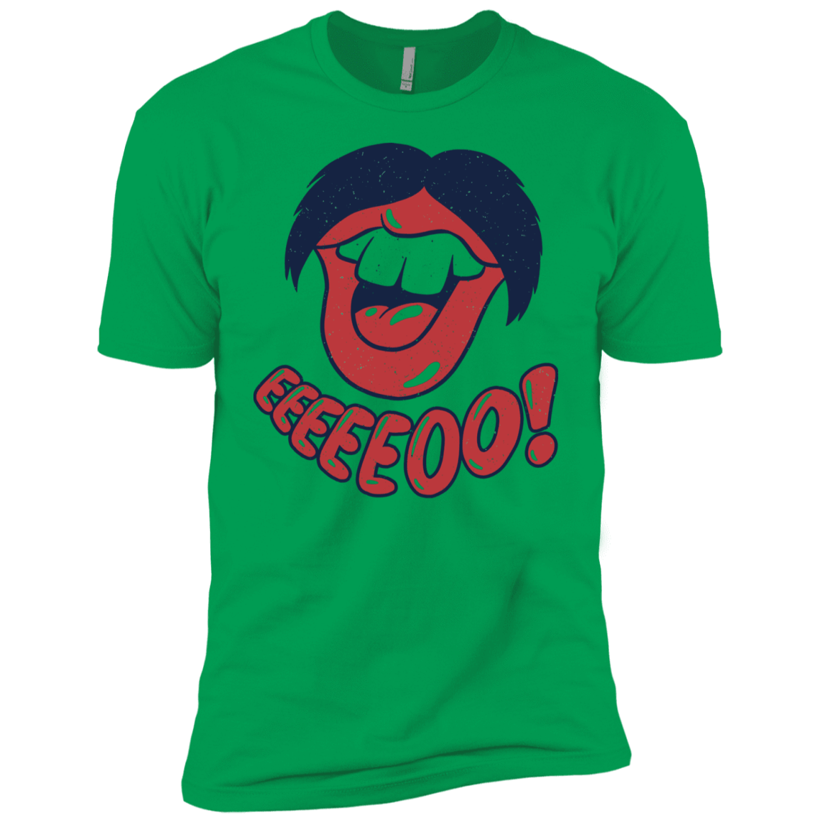 T-Shirts Kelly Green / YXS Lips EO Boys Premium T-Shirt