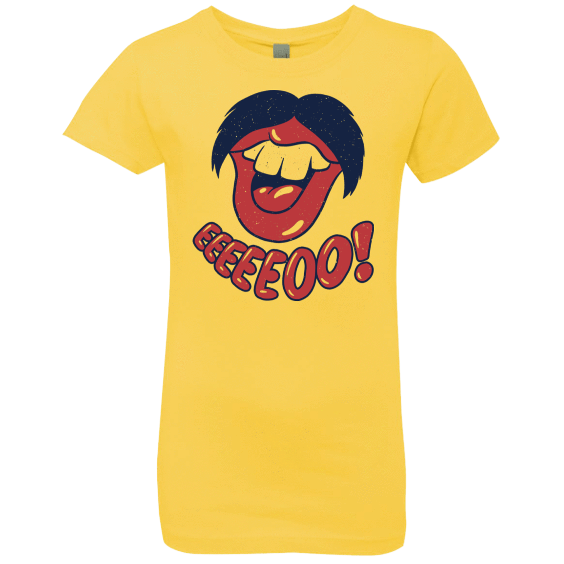 T-Shirts Vibrant Yellow / YXS Lips EO Girls Premium T-Shirt