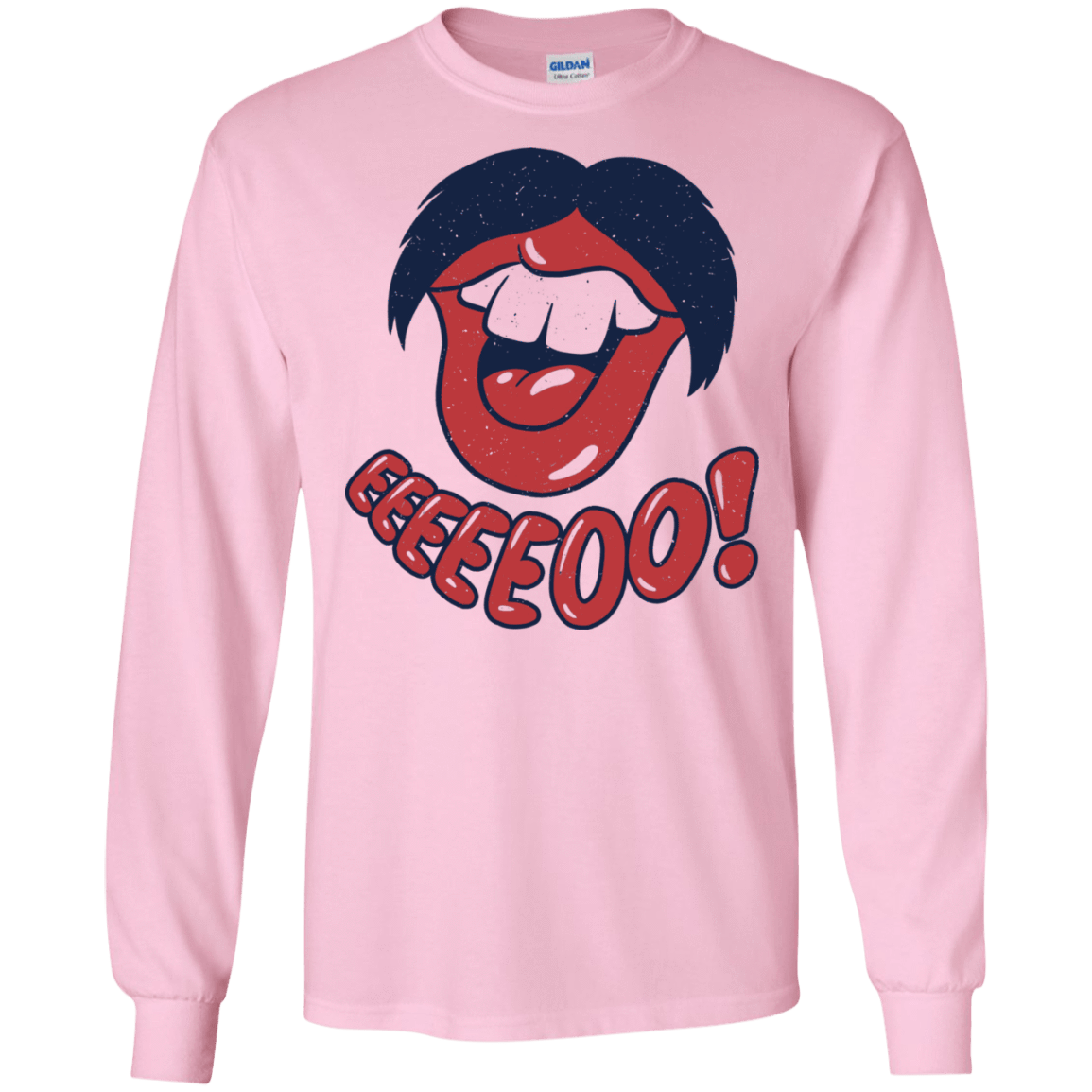 T-Shirts Light Pink / S Lips EO Men's Long Sleeve T-Shirt