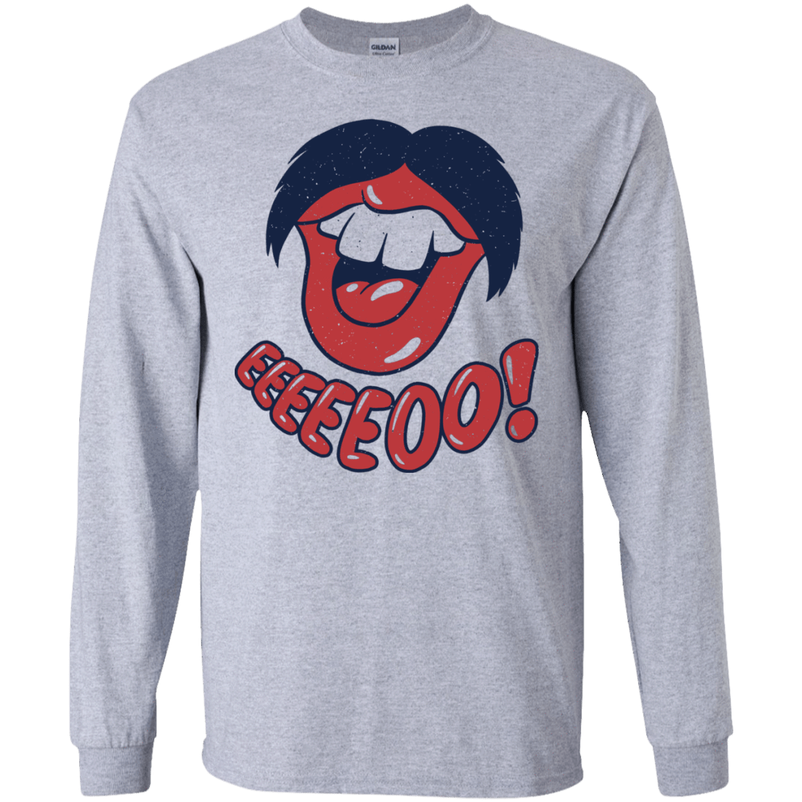 T-Shirts Sport Grey / S Lips EO Men's Long Sleeve T-Shirt