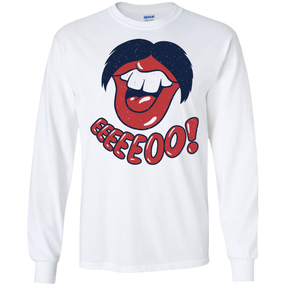 T-Shirts White / S Lips EO Men's Long Sleeve T-Shirt