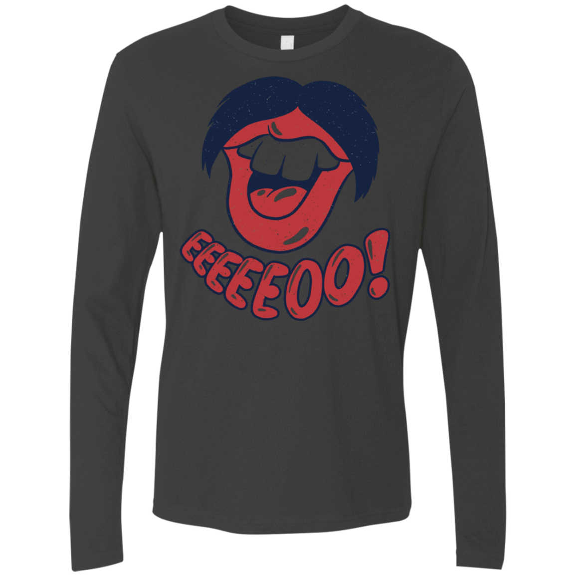 T-Shirts Heavy Metal / S Lips EO Men's Premium Long Sleeve
