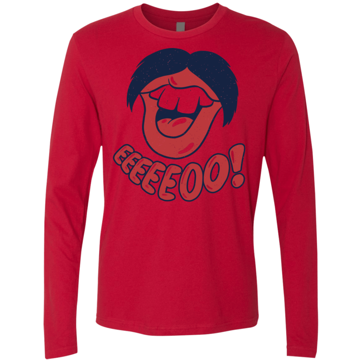 T-Shirts Red / S Lips EO Men's Premium Long Sleeve
