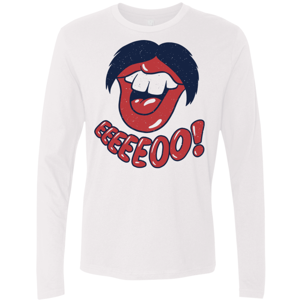 T-Shirts White / S Lips EO Men's Premium Long Sleeve