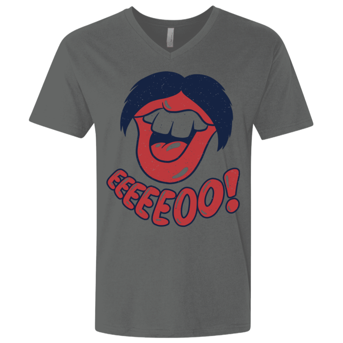 T-Shirts Heavy Metal / X-Small Lips EO Men's Premium V-Neck