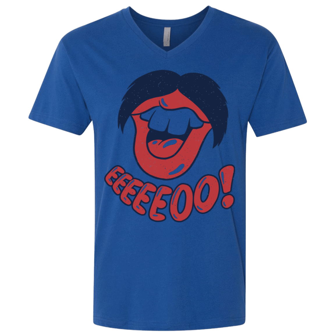 T-Shirts Royal / X-Small Lips EO Men's Premium V-Neck