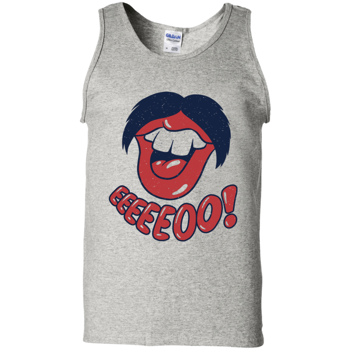 T-Shirts Ash / S Lips EO Men's Tank Top