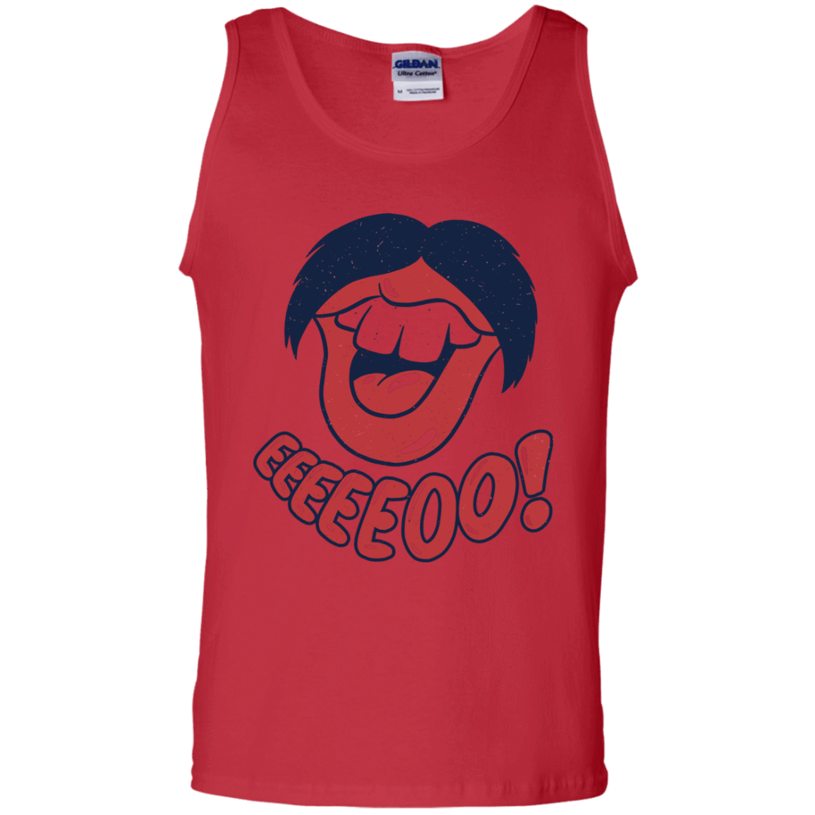 T-Shirts Red / S Lips EO Men's Tank Top