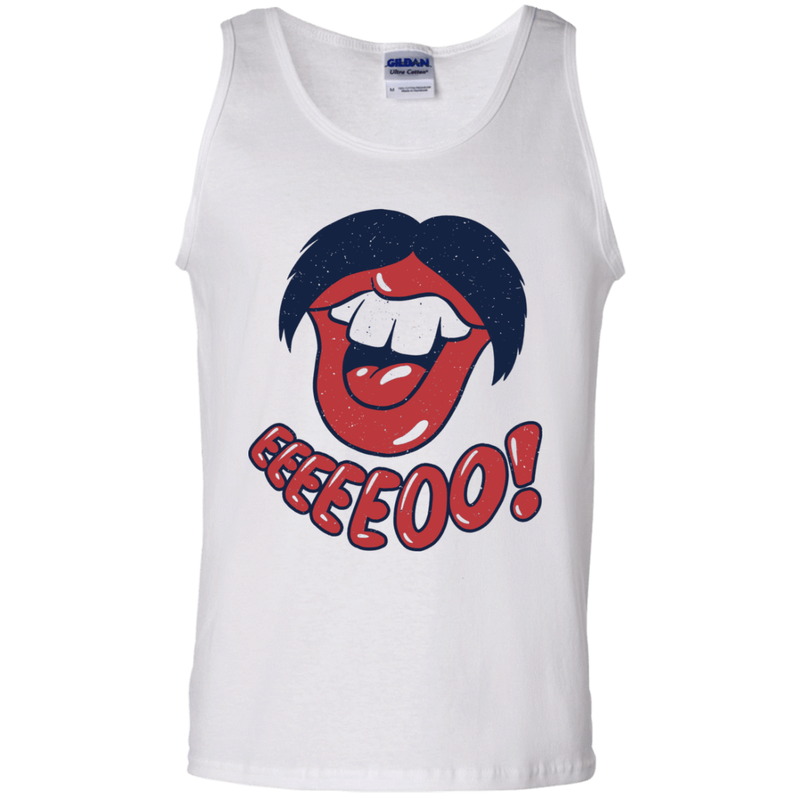 T-Shirts White / S Lips EO Men's Tank Top
