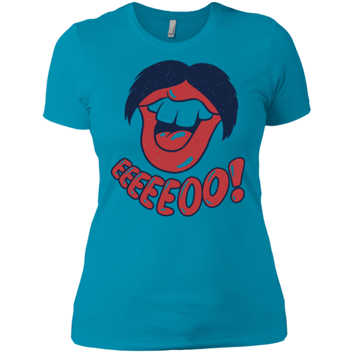 T-Shirts Turquoise / X-Small Lips EO Women's Premium T-Shirt