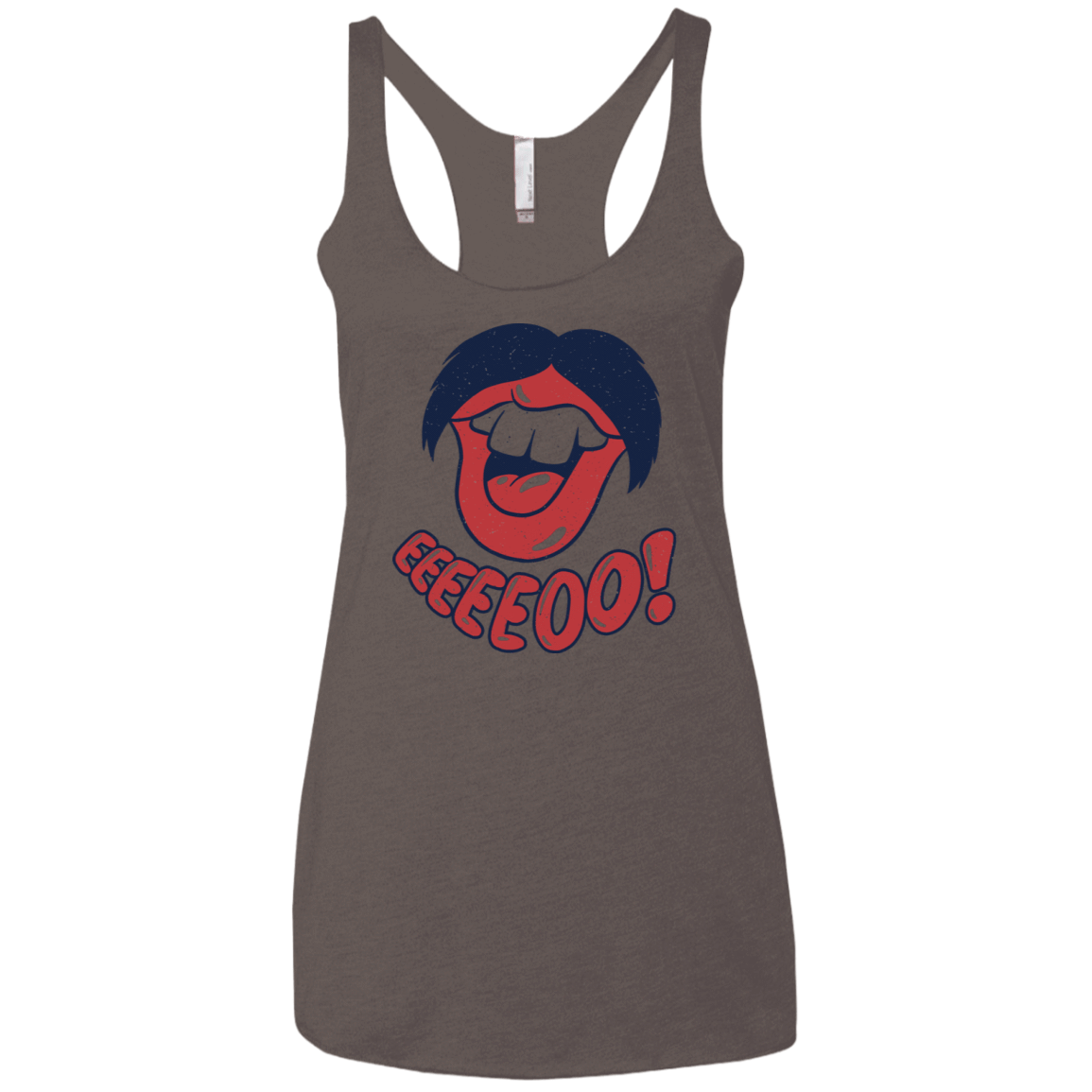 T-Shirts Macchiato / X-Small Lips EO Women's Triblend Racerback Tank