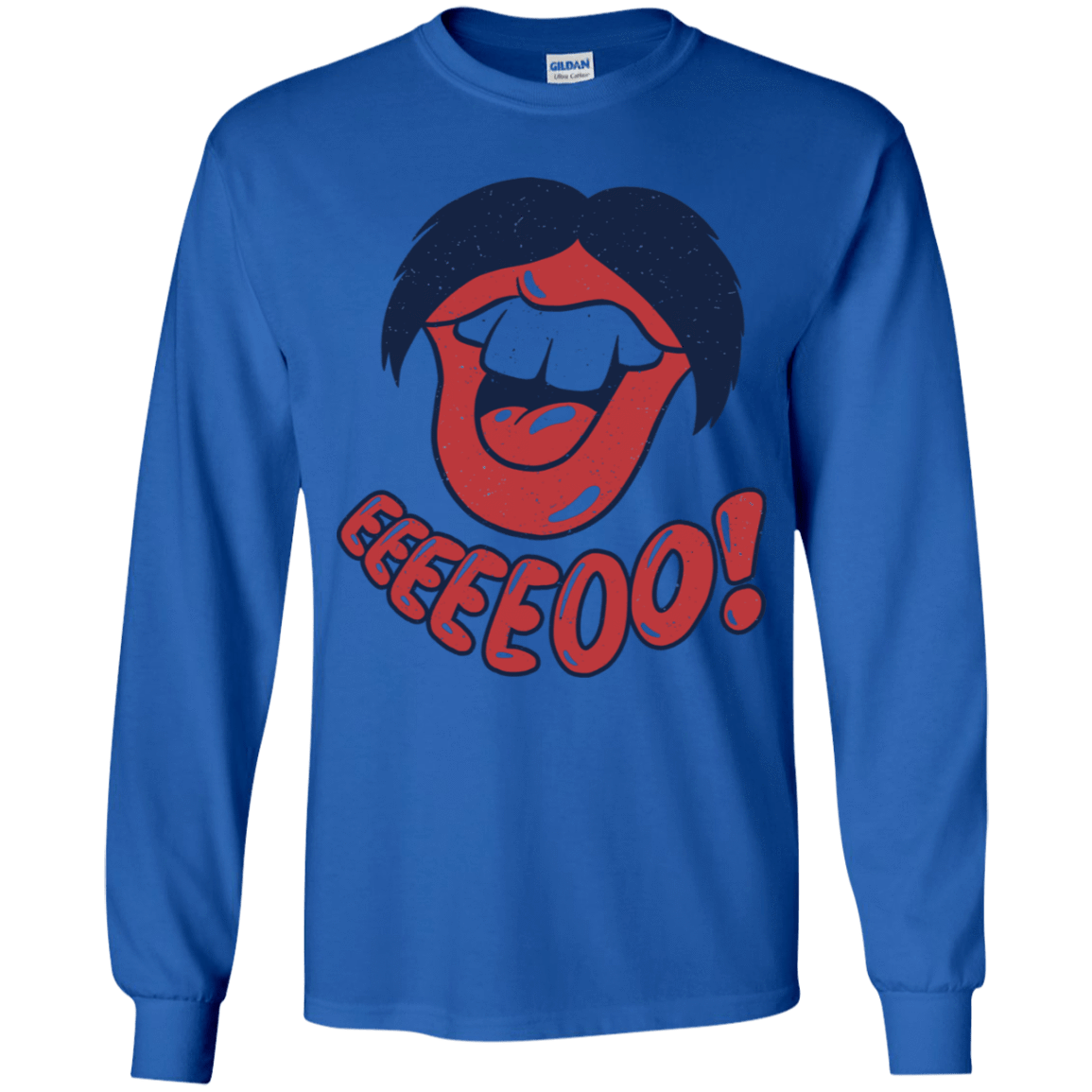 T-Shirts Royal / YS Lips EO Youth Long Sleeve T-Shirt
