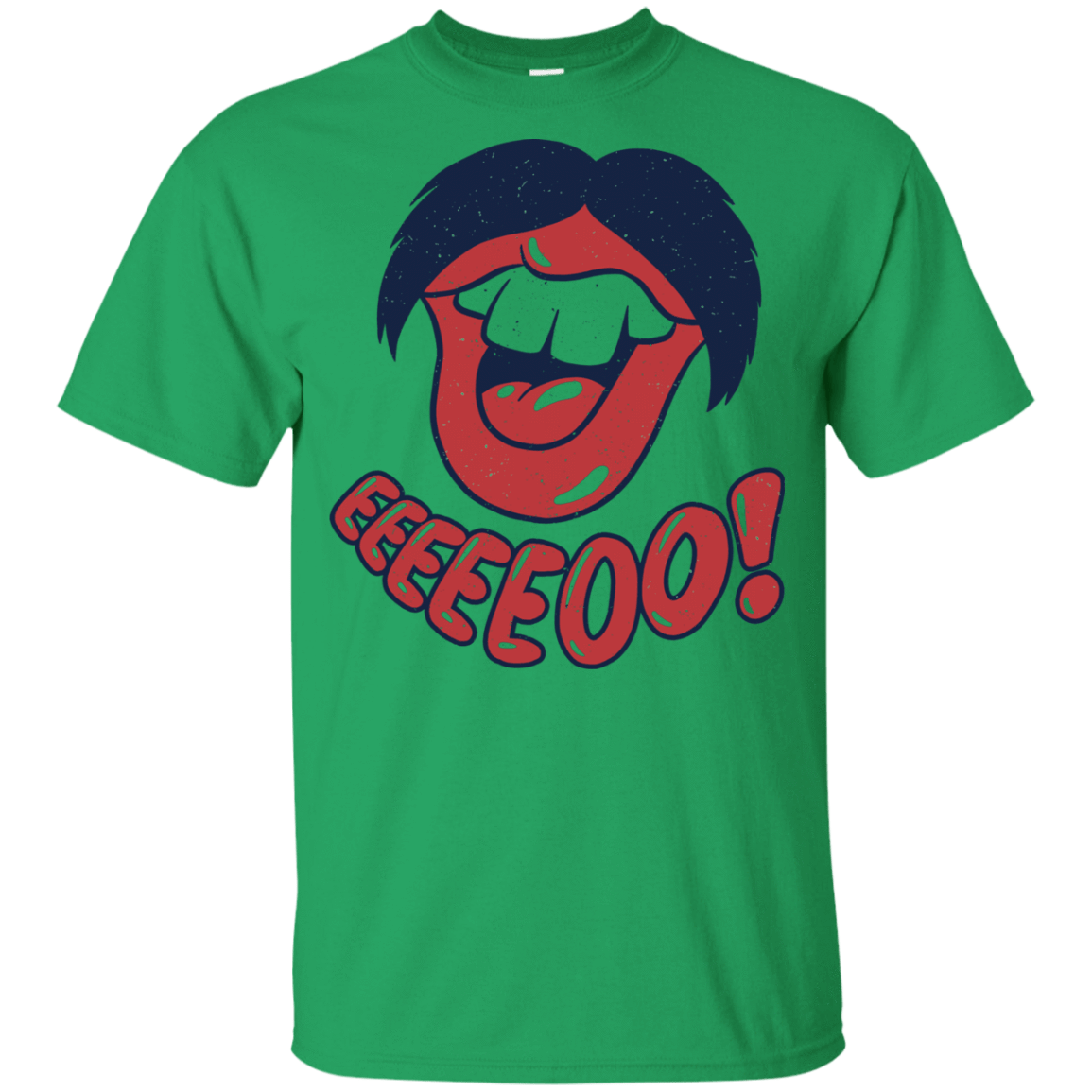 T-Shirts Irish Green / YXS Lips EO Youth T-Shirt