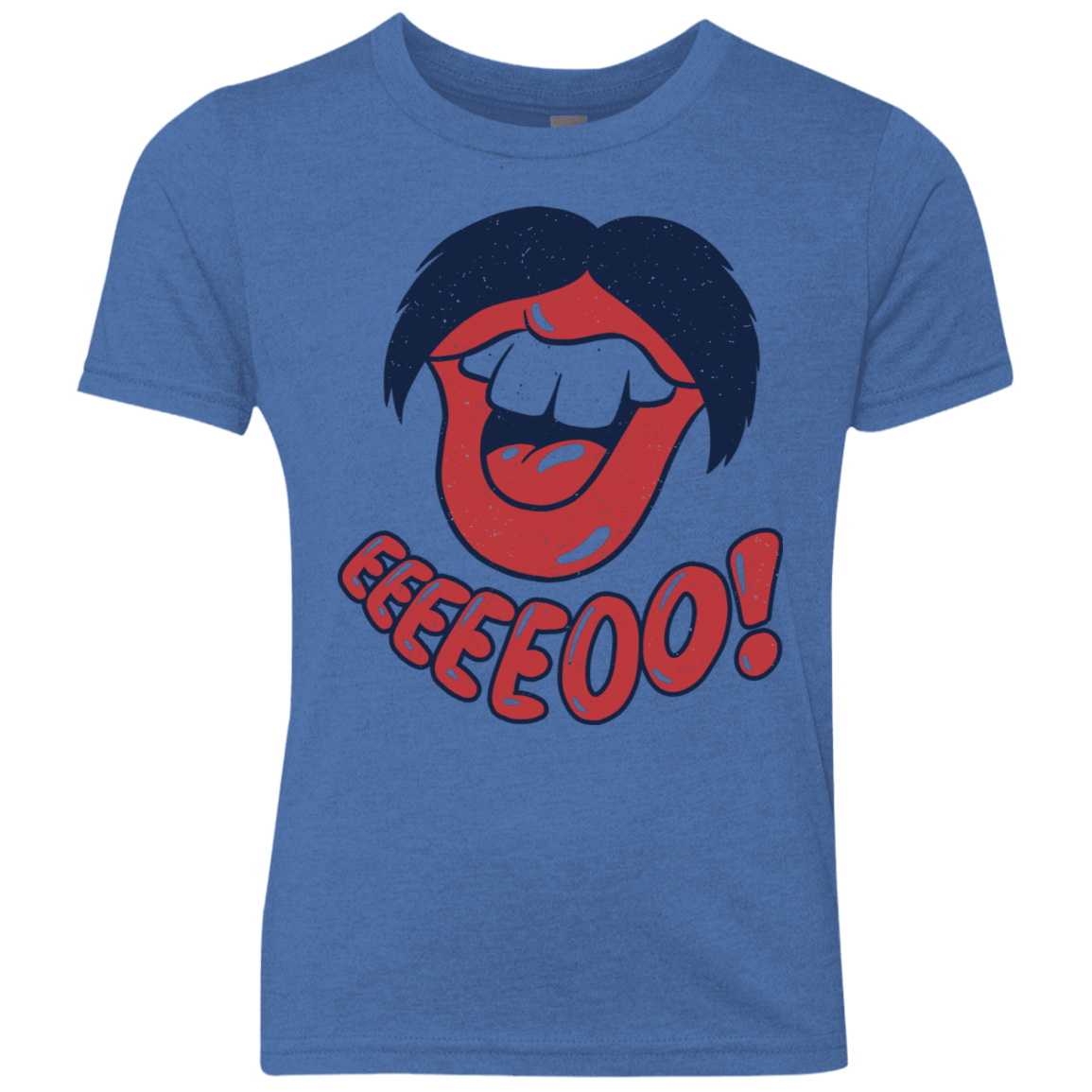 T-Shirts Vintage Royal / YXS Lips EO Youth Triblend T-Shirt