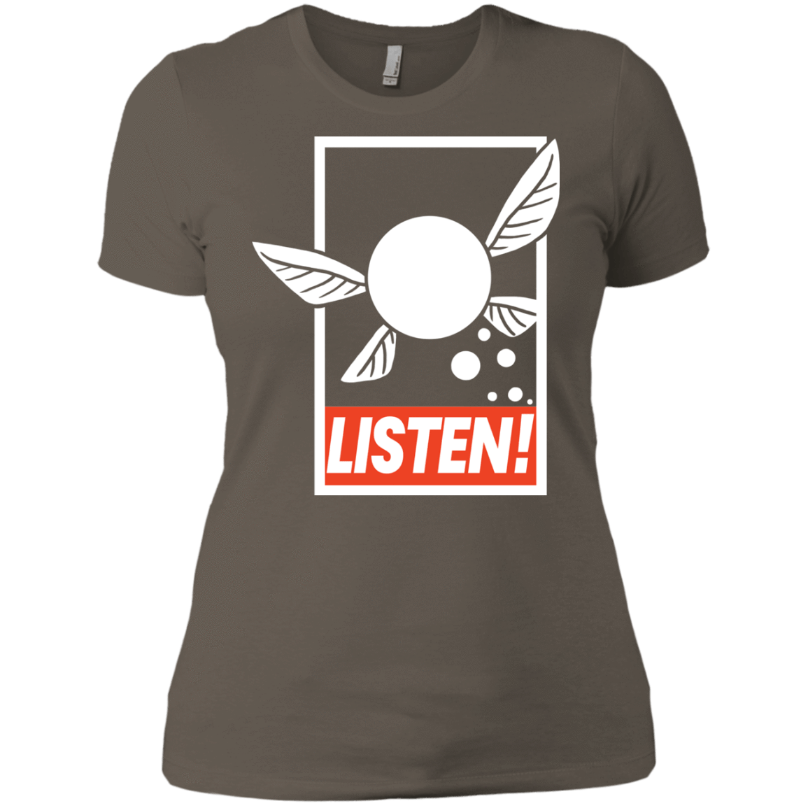 T-Shirts Warm Grey / X-Small LISTEN! Women's Premium T-Shirt