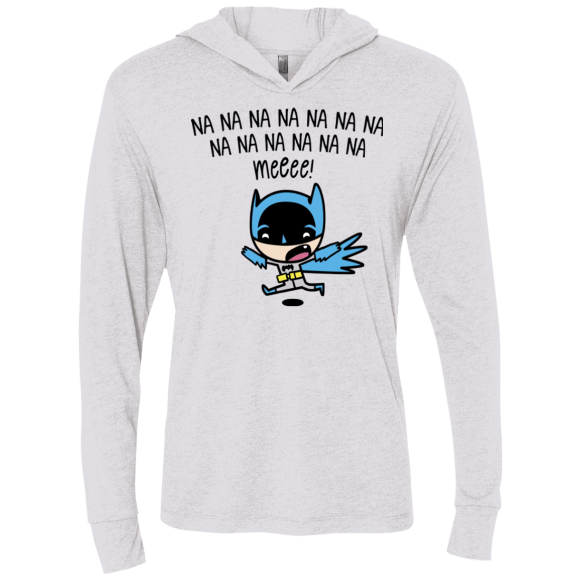 Little Bat Boy Triblend Long Sleeve Hoodie Tee