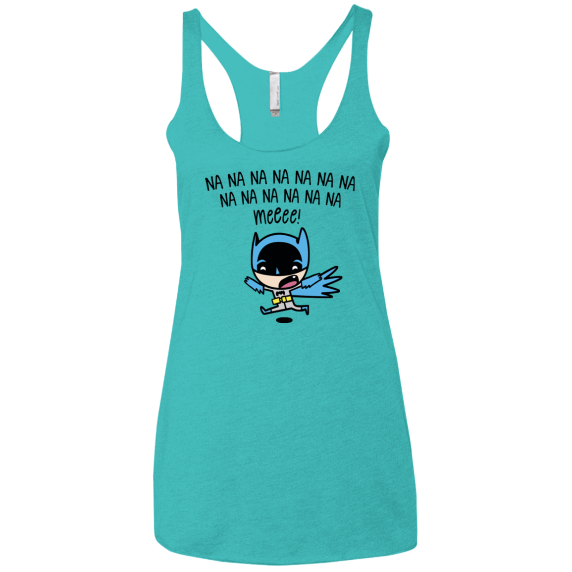 T-Shirts Tahiti Blue / X-Small Little Bat Boy Women's Triblend Racerback Tank