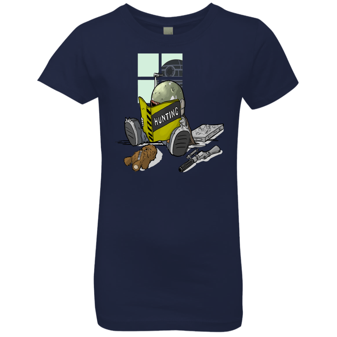 T-Shirts Midnight Navy / YXS Little Boba Girls Premium T-Shirt